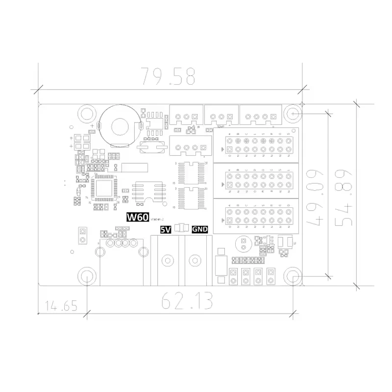 HD-W60 New Wi-Fi LED Display Control Card Single Two-Color Mobile Phone Wireless Transmission for LED Media & Video Controller