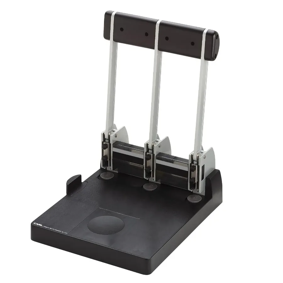 XHC150N Heavy Duty 3Hole Punch with 150 Sheet Capacity for HighVolume Document Processing Precision Alignment System Ensur