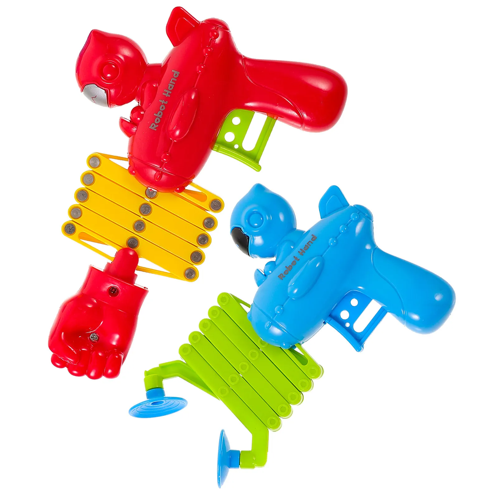 

2Pcs Robot Retractable Fist Shooting Kids Elastic Fist Plaything Party Favor Children Fun Funny Children Trick Toy