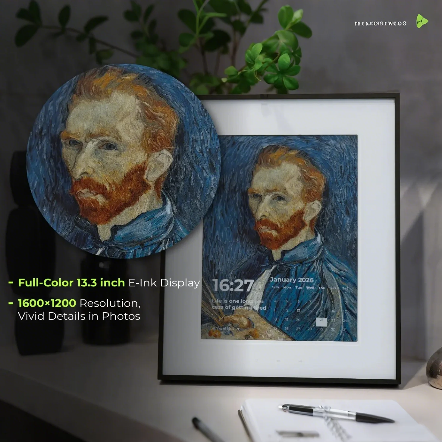 reTerminal E1004 13.3" Colorful ePaper Display E Ink Screen Open Source DIY Dashboard ESP32S3 6-month Battery Life Sensor Buzzer