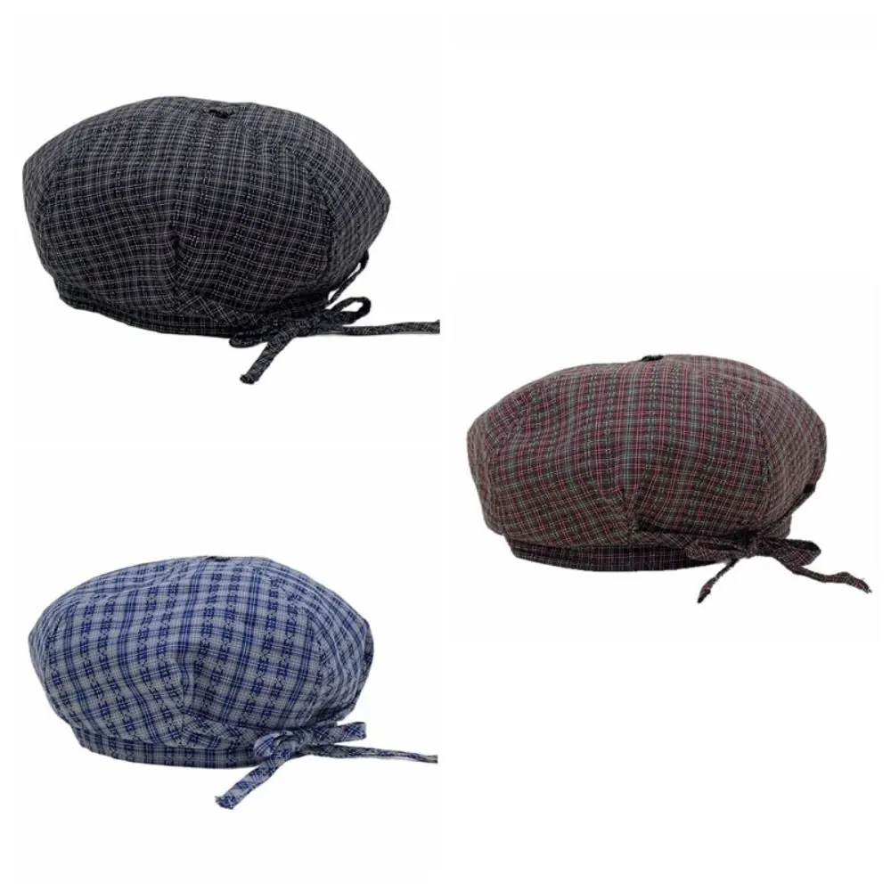 Kawaii القوس منقوشة قبعة البيريه الدفء شعرية المرأة الرسام قبعة الكورية نمط سحابة قبعة المرأة قبعة مثمنة كل مباراة