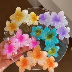 2024 New Egg Flowers Hair Clips Back of Head Retro Hairpin Shark Clip for Girls Versatile Seaside Vacation Hair Accessories