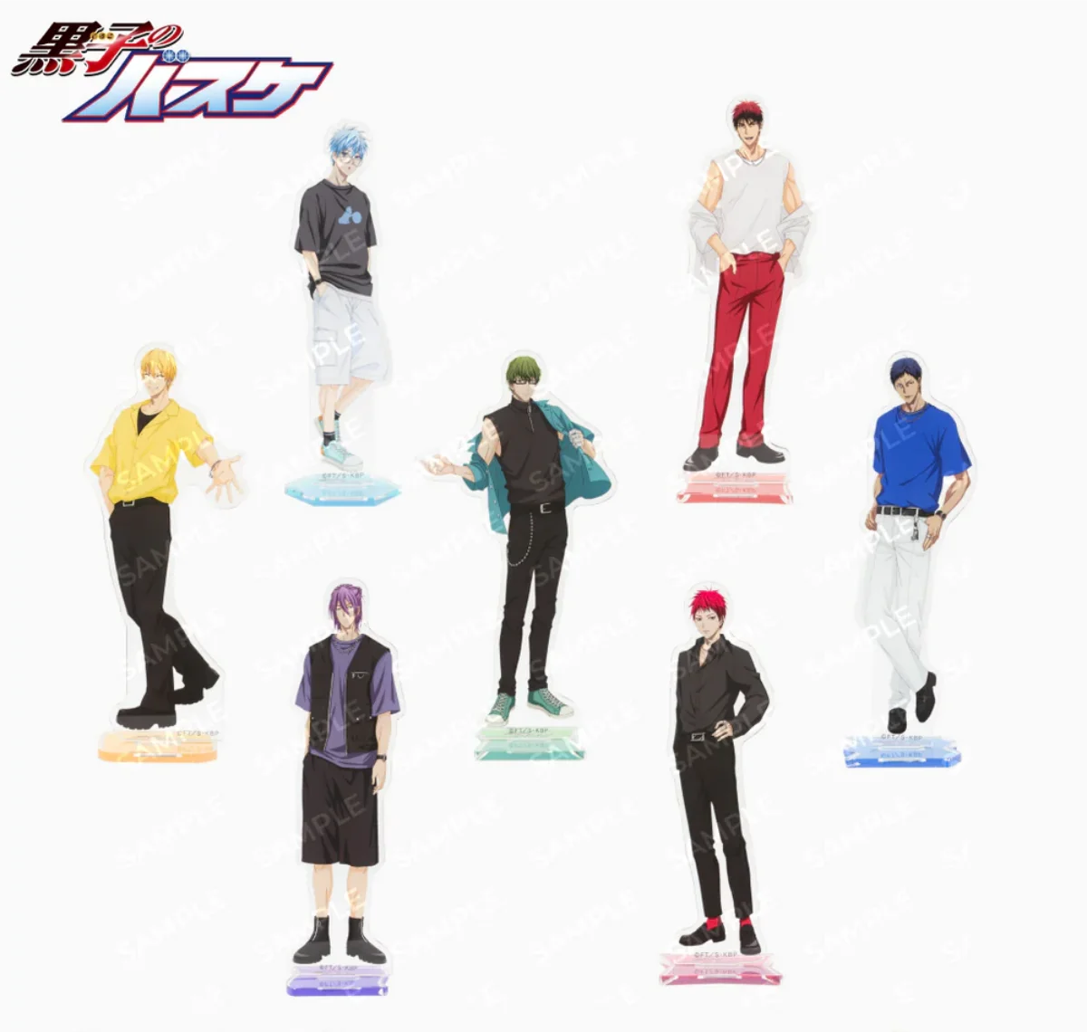 Tetsuya Kuroko's Basketball Keychain Acrylic Stand Anime Figure Desktop Ornament Home Room Decoration Souvenir Fans Gift