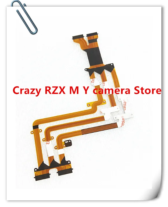+1pcs New W570 LCD Cable For Panasonic HC-W570M HC-W570 W570 LCD Shaft Rotating Hinge Flex Cable Digital Camera Repair Part
