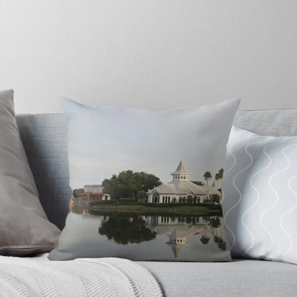 Grand Floridian Wedding Pavilion at Sunset Throw Pillow Throw Pillow Covers Pillowcases Cushion Covers Sofa pillow