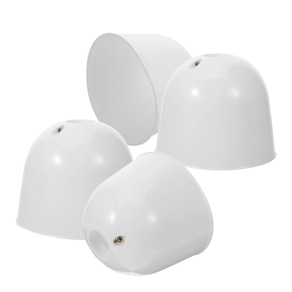 2 قطعة طقم مظلة سفلي للسقف البلاستيكي غطاء مقاوم للغبار لأجزاء الضوء المعلقة ملحقات المروحة مستلزمات مروحة السقف #3