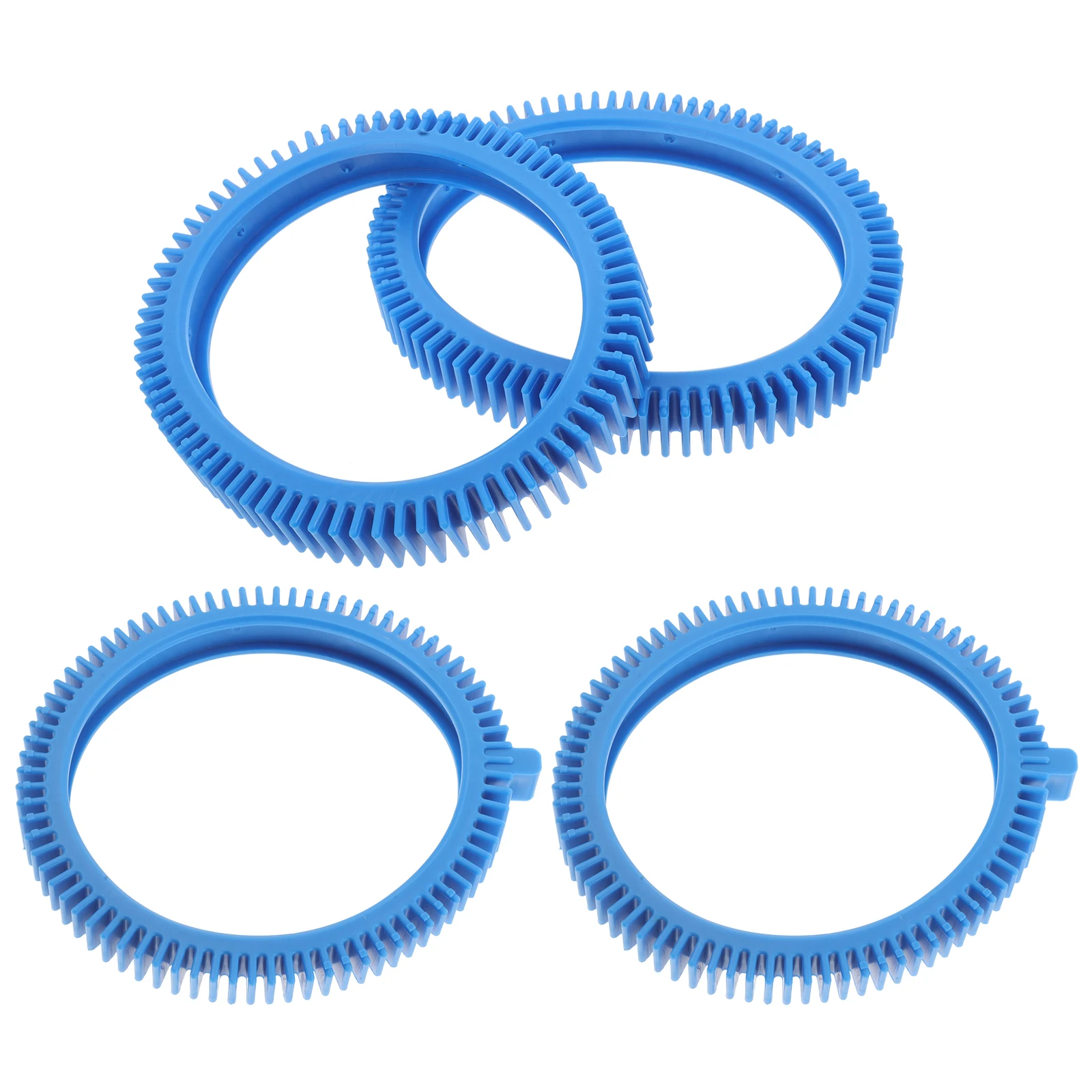 

4pcs Cleaner Replacement Wheels Pvc Tire Kit Automatic Pool Sweeper Durable Traction Pool Cleaning Equipment Accessories