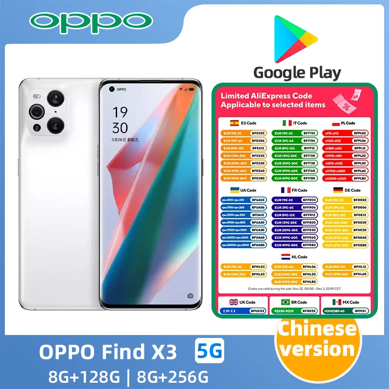 Oppo Find X3 5g Smart Phone 6.7