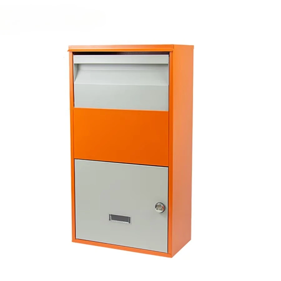 Large Powder Coating Package Delivery Galvanized Steel Outdoor Parcel Drop Box