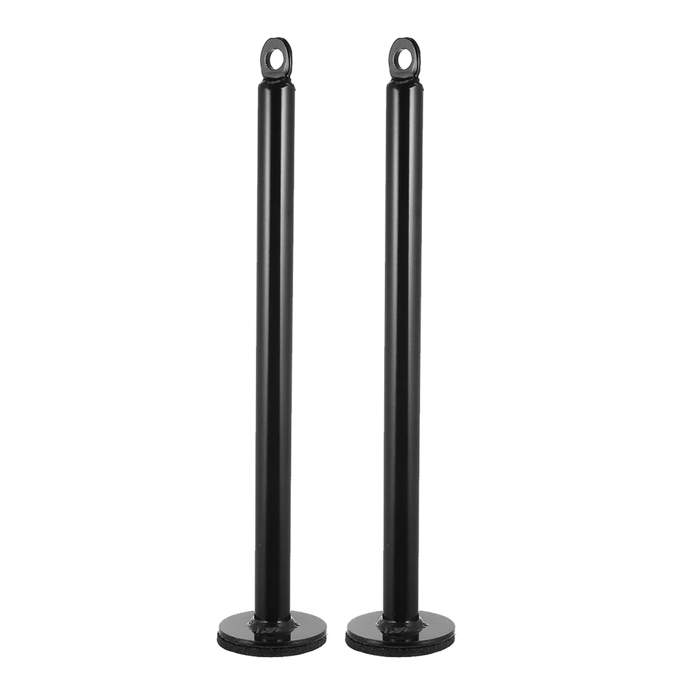

2pcs Weight Fitness Pulley Accessories Tool Rack Durable Metal Home Gym Equipment Fitness Accessories Black Workout