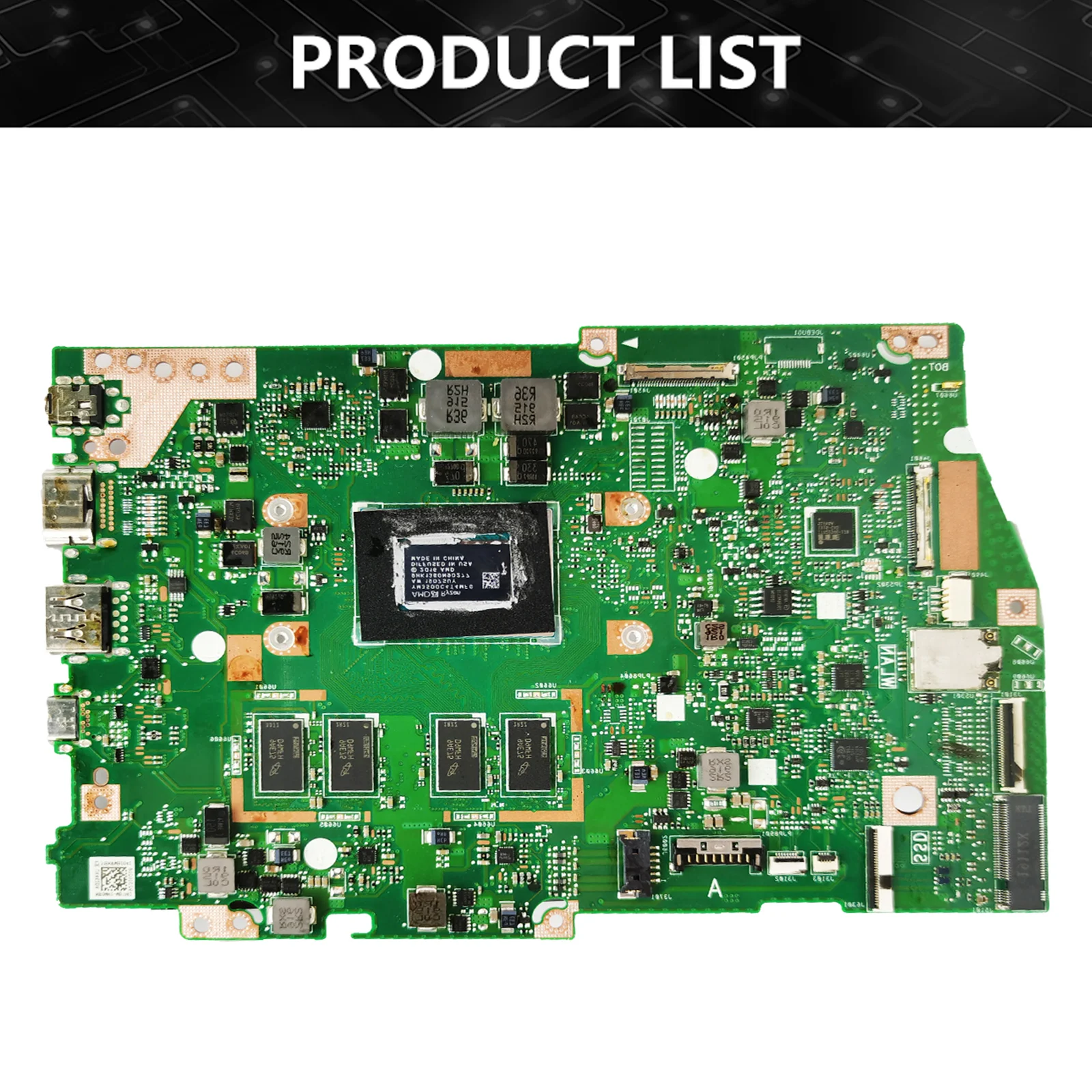 Placa-mãe para ASUS Zenbook Flip 14, UX462DA, UM462, UX462QA, Q406DA, UX462D, R3 3200U, R5 3500U, R7 3700U, 8G RAM