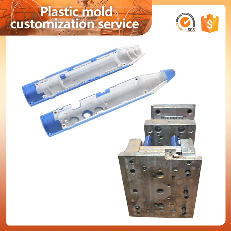 Double Color Injection Molding Processing Point Reading Pen Injection Mould Overmoulding