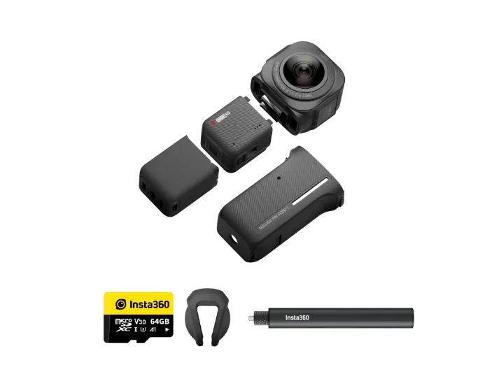 Insta360 ONE RS용 스포츠 카메라, 360 몰입형 6K 360 비디오, 21MP 360 포토, 듀얼 1 인치 센서