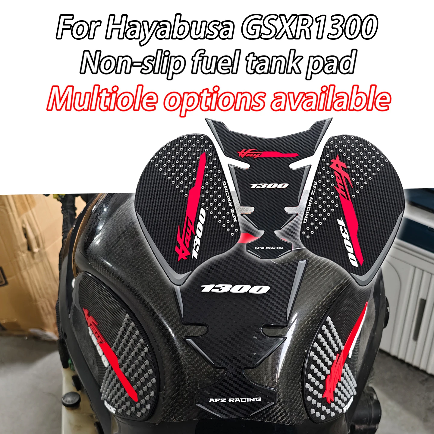 

Наклейки для мотоциклов Suzuki Hayabusa GSXR1300 GSX-R1300 GSXR 1999-2020, 3D резиновые противоскользящие наклейки, защитные накладки на бак