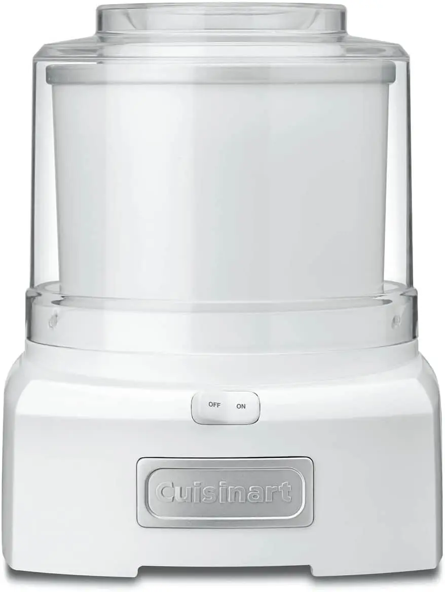 

Ice Cream Maker Machine, 1.5 Quart Sorbet, Frozen Yogurt Maker, Double Insulated, White, ICE-21P1