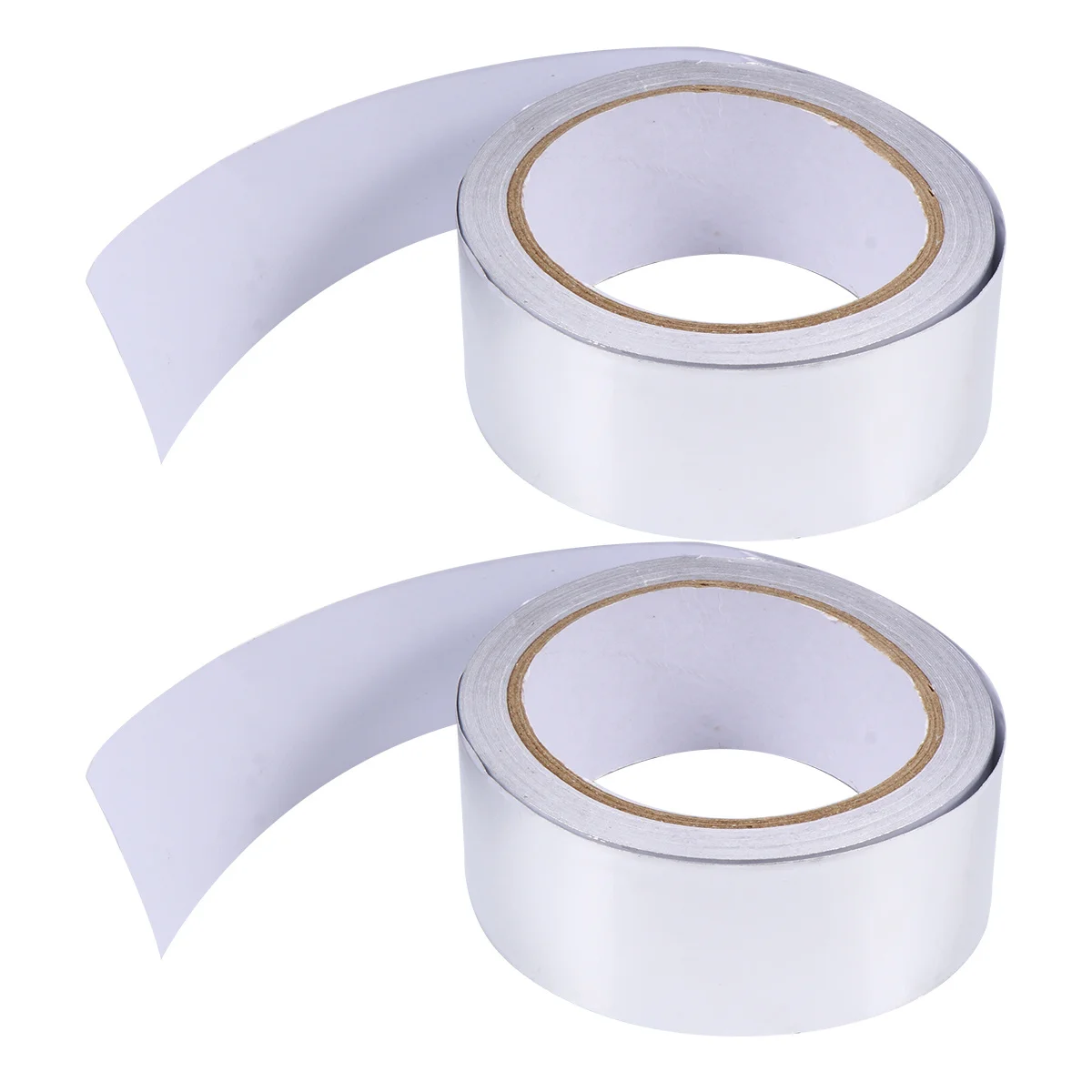 

2pcs Aluminum Foil Tape Heat Insulation High Temperature Resistant Sealing For Ac Pipe Repairing Tool Waterproof Durable