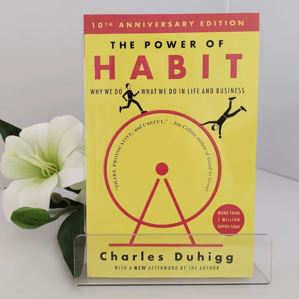 Le Pouvoir des Habitudes de Charles Duhigg – Livre anglais sur la psychologie comportementale, l'autofaisabilité, la croissance personnelle et la formation aux habitudes – Lecture
