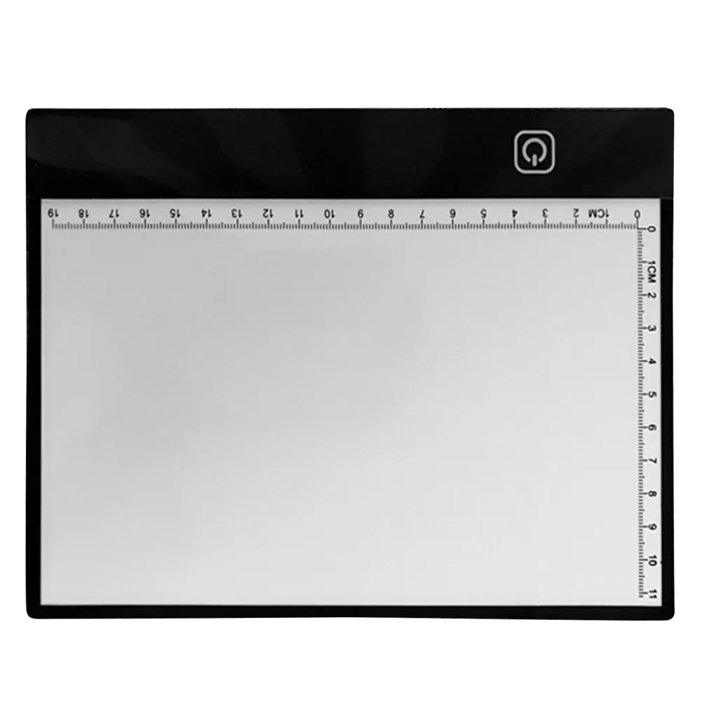 A5 Size Drawing Board Copying Writer Board Simple Light Box Touch Switch USB Charging Cable Student Home School Artistic Light