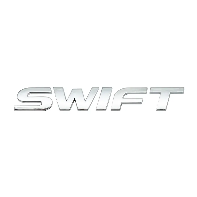 VeroCh 1 Pièces Auto Emblem Logo Autocollant,pour Suzuki Vitara Livio SX4 Swift S-Cross D-Max Vitara,ABS Autocollant Métal Logo 3D Remplacement Étanche Anti Poussière Anti Rayures