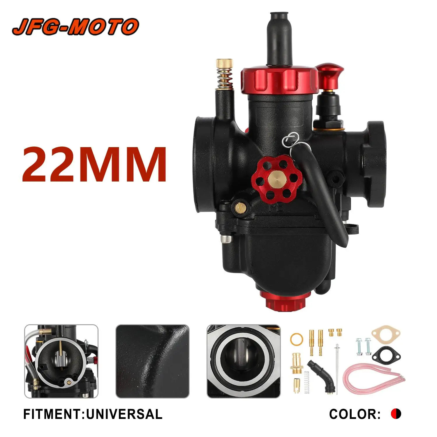 PE Carburetor Motorcycle Accessories Universal Carburador For 17 19 22 24 26 28 mm For Yamaha Suzuki Honda Dirt Pit Bike Parts