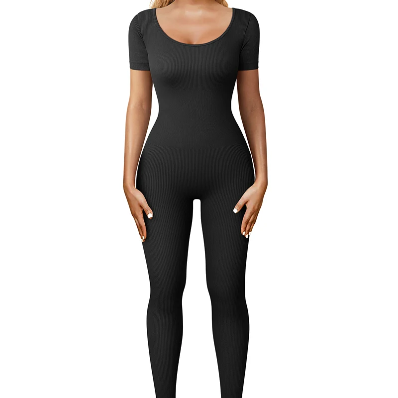 One Piece Women Yoga Jumpsuit Sports Seamless Sexy Shapewear Hip Lift Yoga Fitness Jumpsuit Workout running Cycling Wear Sets