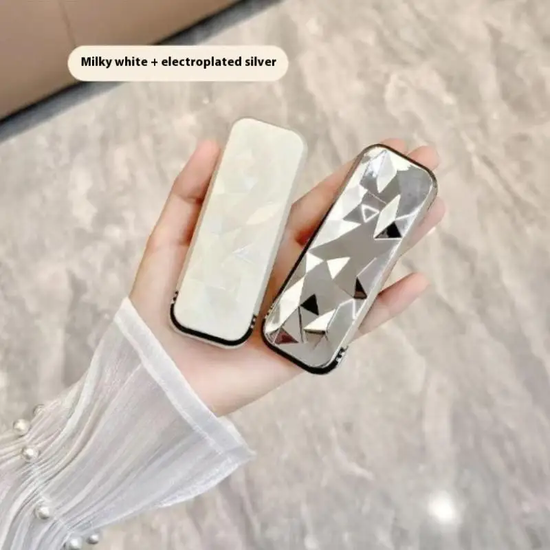 2-in-1 Mini-Haarbürste, zusammenklappbarer Massagekamm, Kopfmassage, antistatisch, tragbar, Haarkämme, Spiegel, Luftkissen, Kopfhaut-Massagekamm