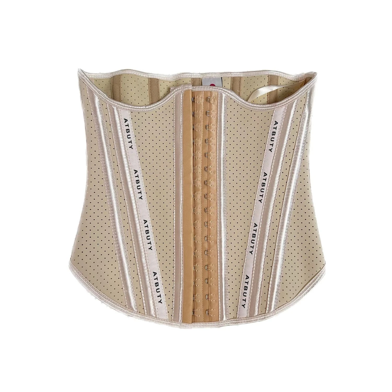 15 กระดูกเหล็กเทรนเนอร์เอวสําหรับผู้หญิงไนลอน Breathable ตาข่ายรัดตัว Body Shaping Slimming Corrector ปรับเข็มขัดพยุงออกกําลังกาย