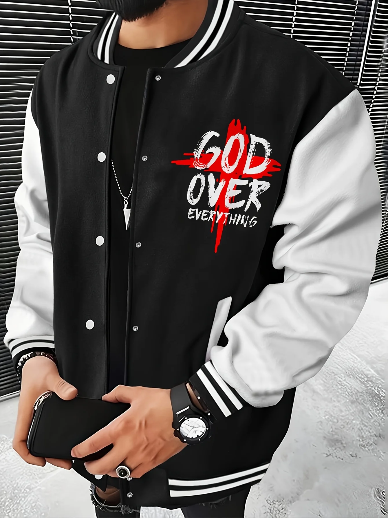 

Men's Winter Trendy Jacket with Unique Cutting and Modern Design for Daily Commuting and Weekend Leisure in Autumn and Winter