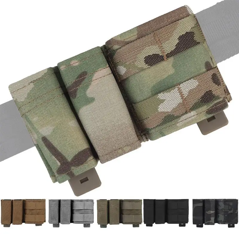 

Tactische 5.56 9Mm 1 + 2 Magazine Pouch Kywi Wedge Insert Shorty Mag Bag Molle M4 G17 AR15 Airsoft riem Vest Gear Met Maclice