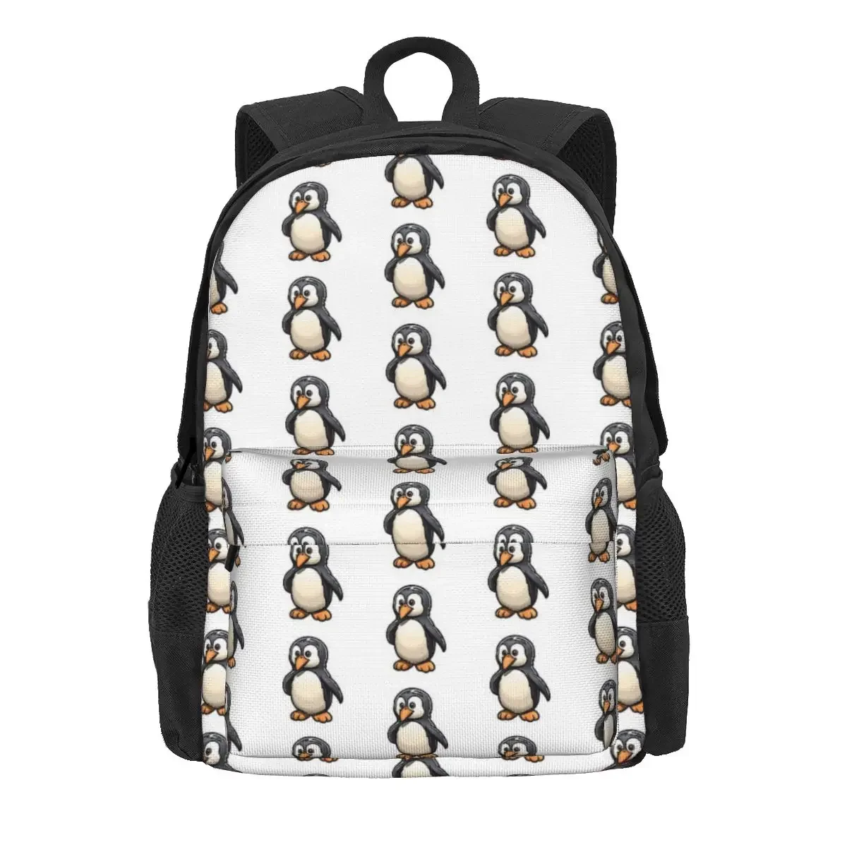 

Charming Rounded Cartoon Penguin - Delightful Backpacks Boys Girls Bookbag School Bags Rucksack Laptop Rucksack Shoulder Bag