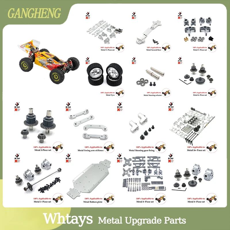 Wltoys 144001 144002 144010 124017 124019 Metalls ch winge Lenkblock Verbindungs stange Kit RC Auto Upgrades Teile Autozubehör