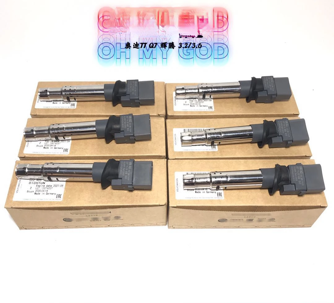 Adapted to Audi Q7tt Bayan PHAETON Passat CC Magotan 3.0 Touareg 3.2 3.6 Ignition Coil High Voltage Package