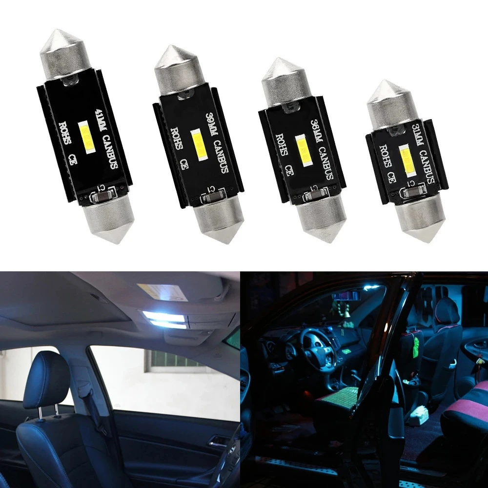 1 PCs 12-24 v CANbus 31mm 36mm 39mm 41mm 1860 CSP car LED bulbs with false light bulb for car interior