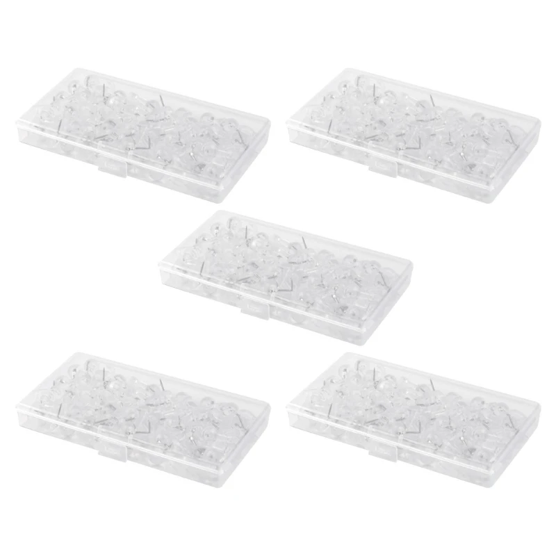 200/300Pcs Push Pin Hooks, Push Pin Hangers, Decorative Thumb Tacks Hooks For Wall Hanging, Bulletin Board Hook Pins