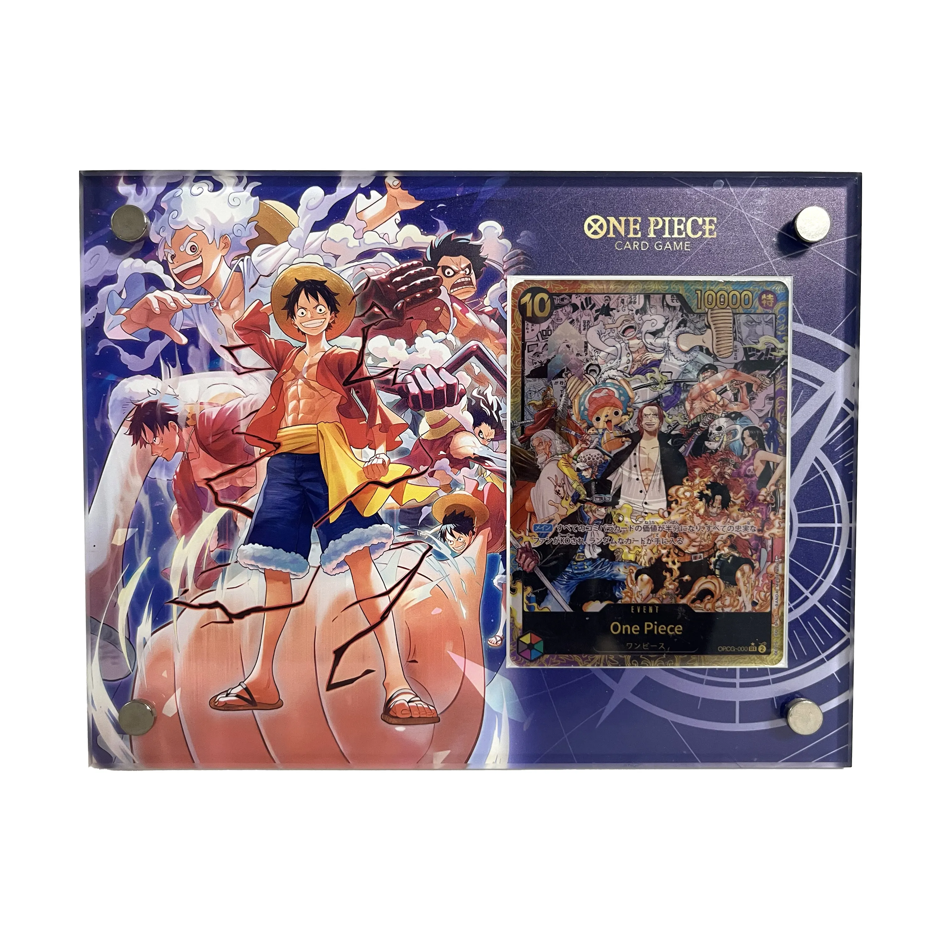 

Набор для самостоятельной сборки коллекционных карточек в стиле японского аниме One Piece: Гол Д. Роджер. Подарки на Рождество и День рождения. Игрушки.