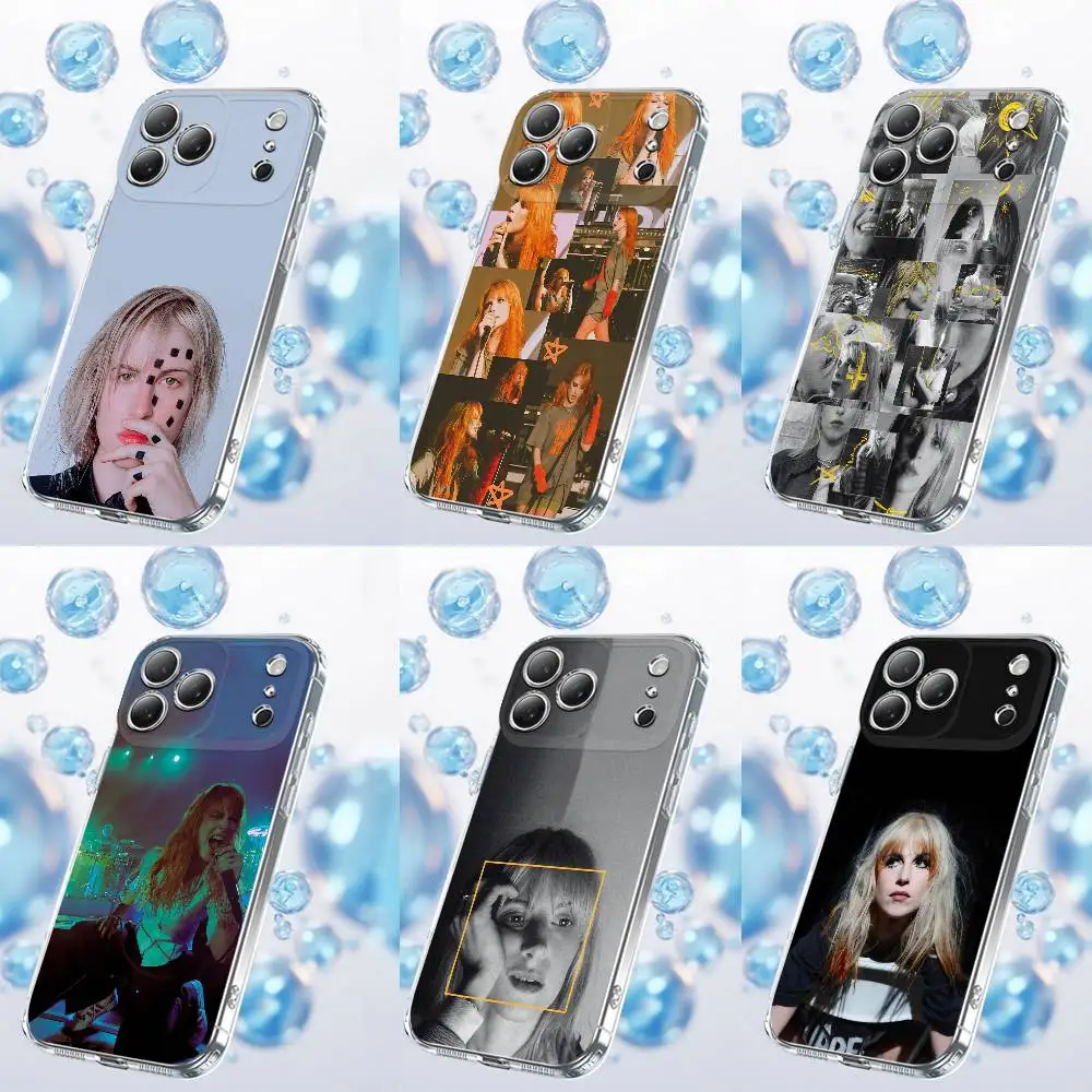 

Чехол H-Hayley Williams с лепестками для бронированного телефона для iPhone 17,16,15,14,13,12,11,Plus,Pro,Max,Plus,E,Air,Mini Transparent Cover