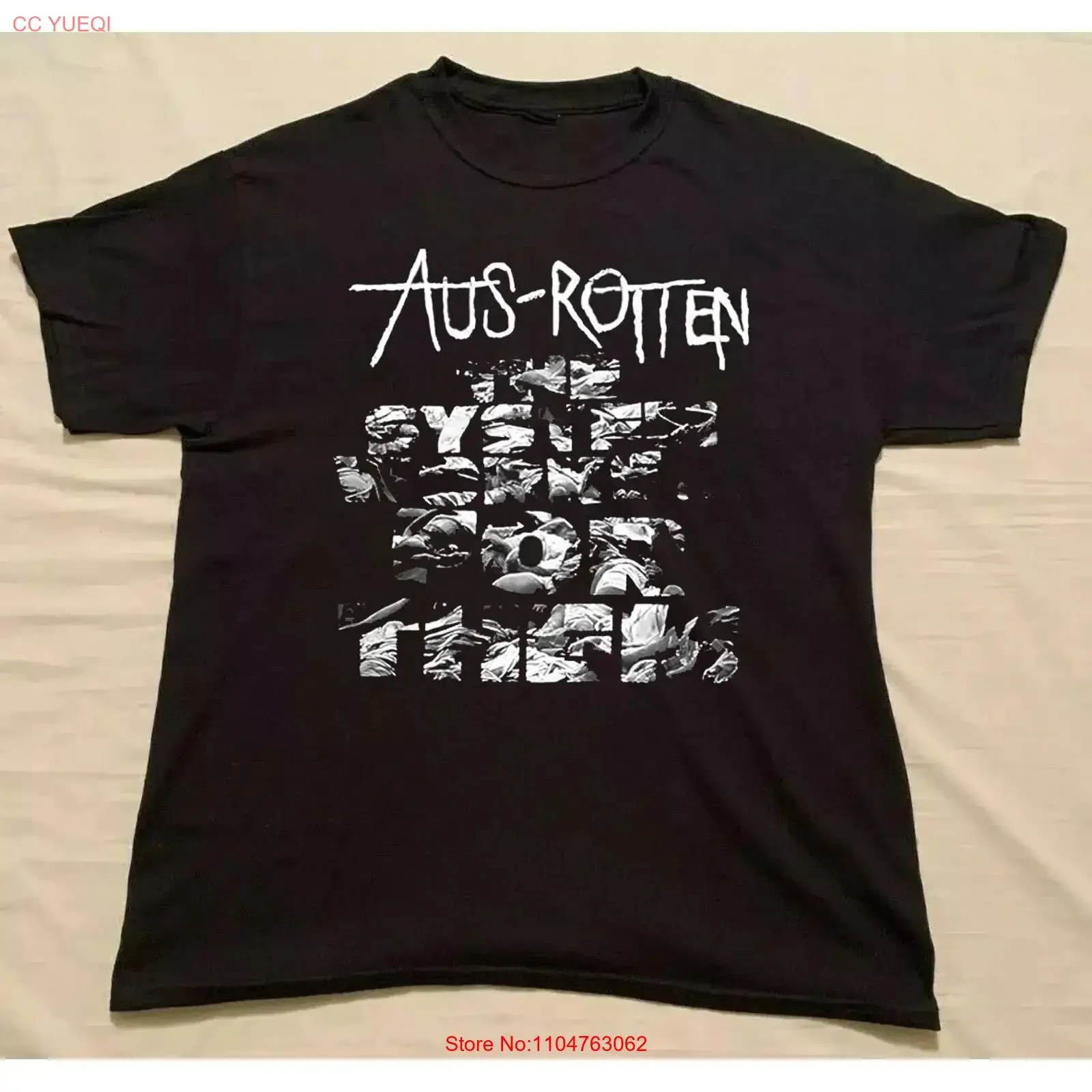 Camiseta Rara Aus Rotten Black, Todas las Tallas S-5XL, para Fans, HM02, Estilo Vintage Lavado, para Uso Diario, Ropa de Diseñador