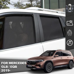 For Mercedes Benz GLB EQB 2019-2023 2024 Car Sunshade Shield Front Windshield Curtain Rear Side Baby Window Sun Shade Visor