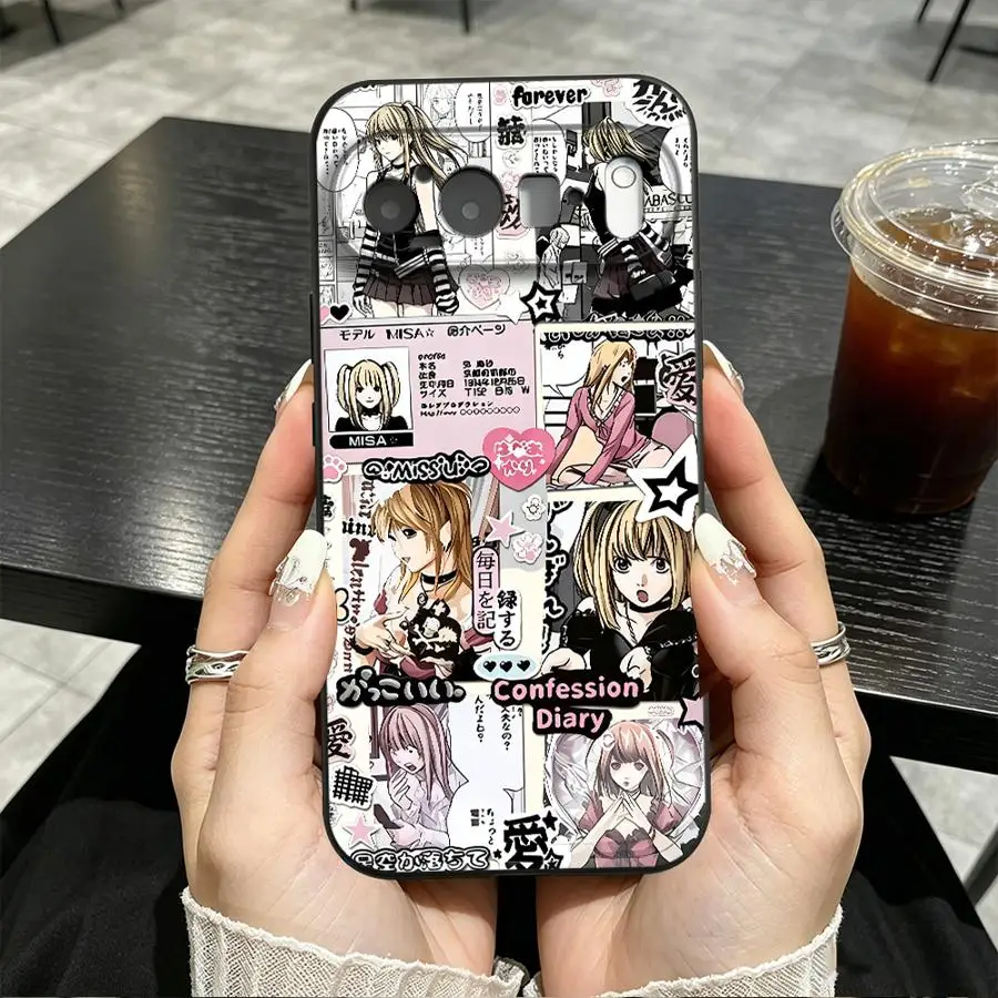 Hülle für Google Pixel 11 pro 9a 8a 7a 10a 6 7 8 Pro 10 9 Pro XL 11ProXL 6a Funda Handyhülle Anime Niedlich DEATH NOTE