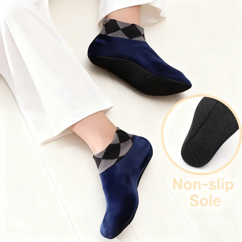 

Winter Floor Socks Anti Slip Bottom Thick Warm Fleece Sock Indoor Home Slipper Socks Women Men Elastic Thick Sole Ankle Sock