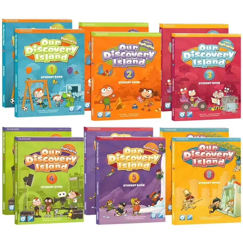 Pearson Longman, Children's English Our Discovery Island ODI Textbook, Student Book, Self-study Tutoring 6-12 Years Old