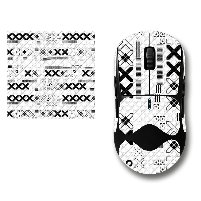 Universal Anti-Slip Mouse Sticker DIY Sweat-Proof Mouse Grip Tape Wear-Resistant Gaming Mouse Sticker 15*14.8cm