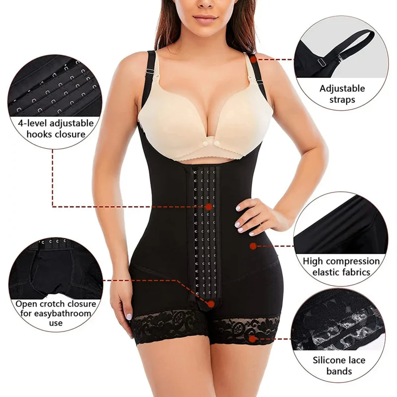 

Original Women's Colombian Postpartum Sash Reducers Corset High Girdle For Post-Surgical Use Slimming Sheath Tummy Shapewear