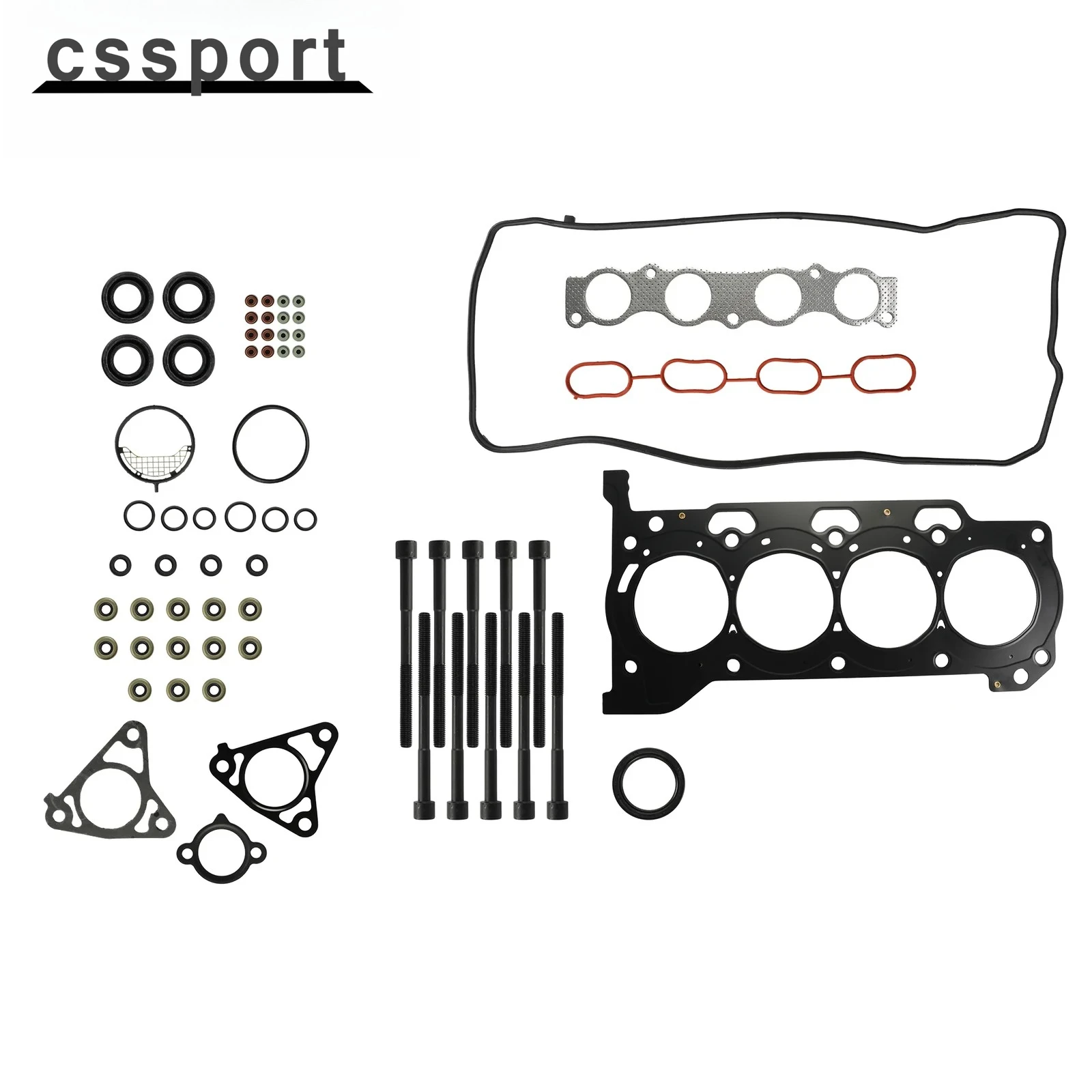 

Комплект прокладок головки блока цилиндров с болтами для Toyota Prius 10-13 1.8L L4 2ZR-FXE HS26515PT