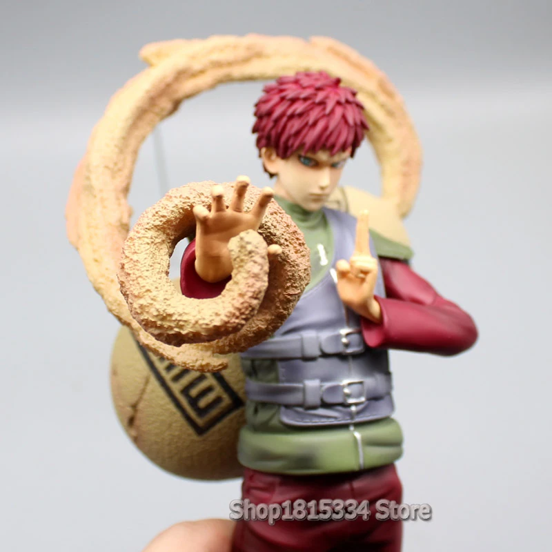 Gaara Naruto Tempesta di sabbia Figure GK Gaara Action Figures 28 cm PVC NARUTO Figurine Collezione Giocattoli Modello Decorazione Regali