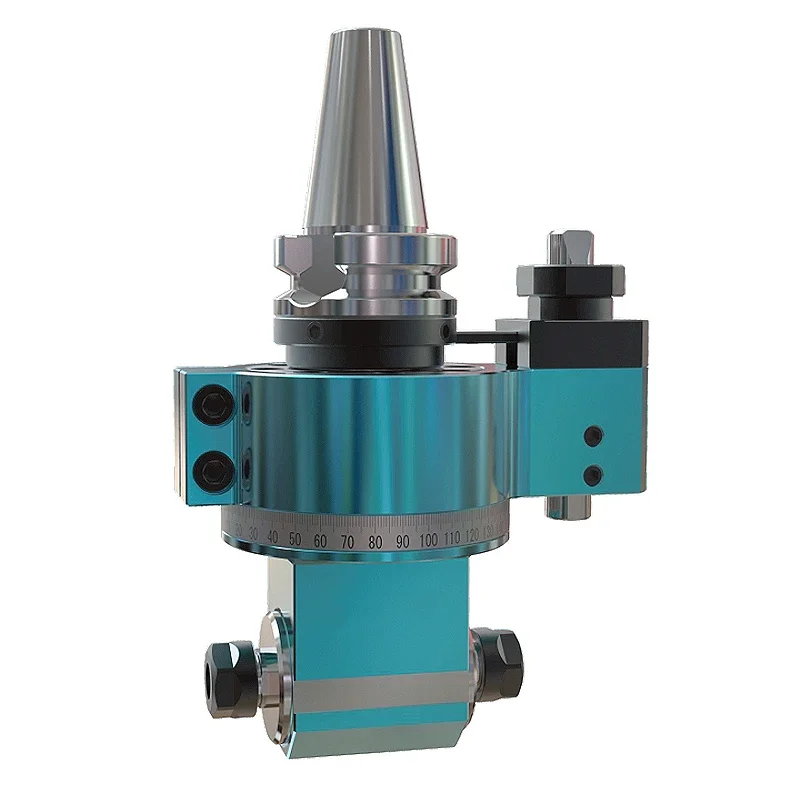 

AGS90 -ER11*2 Double Output 360 Angle Dual Head Rotating Moving Head Cold Spar for CNC Milling Drilling Grinding Machine