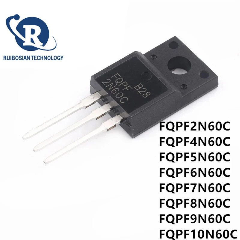 10PCS FQPF2N60C TO-220F MOS FET transistor FQPF5N60C FQPF4N60C FQPF6N60C FQPF7N60C FQPF8N60C FQPF9N60C FQPF10N60C FQPF18N60C