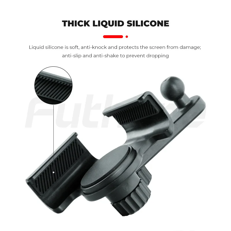 Futhope 17mm Screen Bracket Base for Tesla Model Y Model 3 Highland Adhesive Free 360 Degree Firm Adjustment Vast Horizon