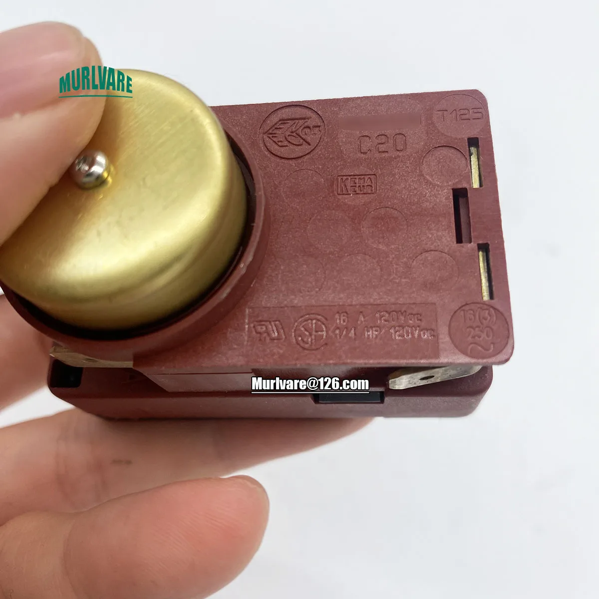 D-Shaft 1/4 HP 120VDC 16A 120VDC 90 دقيقة الموقت التبديل مع جرس لاستبدال كوباتان C20