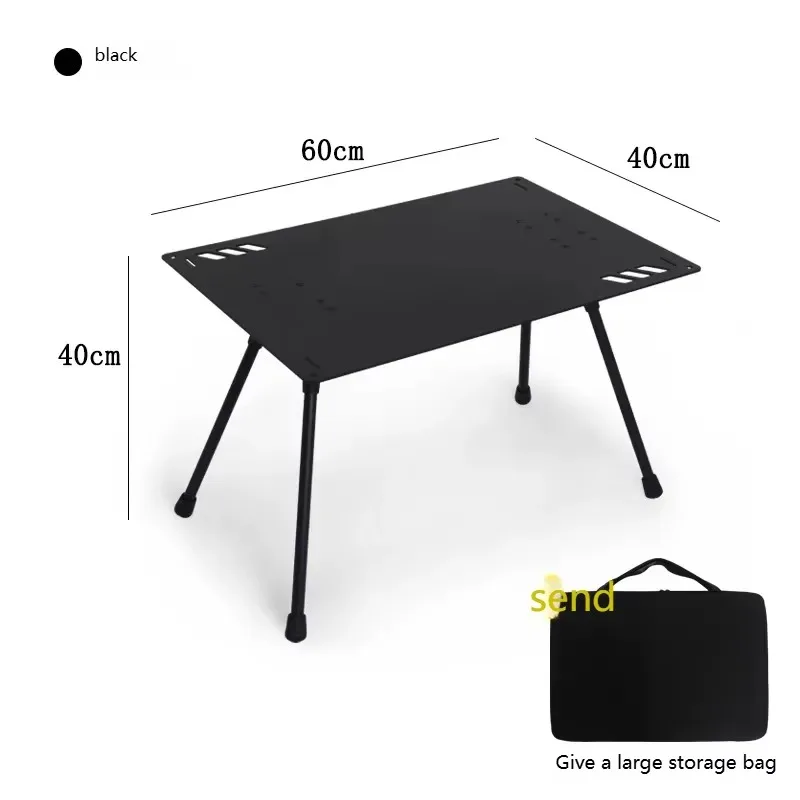 

Custom Wholesale IGT Connection Corner Aluminum Alloy Tactical Table Foldable Picnic Camping Table
